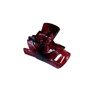 Maroon transparent hair claw clip for women stylish durable hair accessories UAE