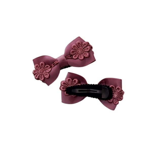 Mauve color hair clips for girls UAE best hair accessories shop for fashion lovers