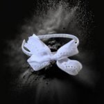 White Lace Hair Band for girls premium school hair accessory