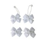 White school hair accessories UAE handmade set