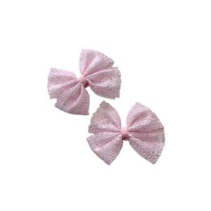 Handmade girls hair clips pink color Dubai
