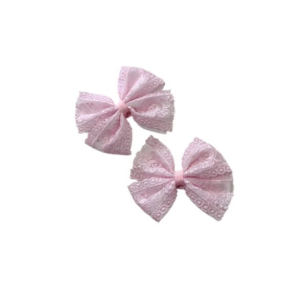 Handmade girls hair clips pink color Dubai