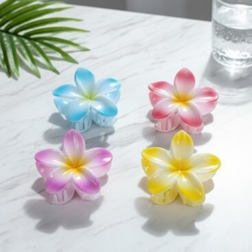 Flower Claw Clips colorful hair accessories for women UAE