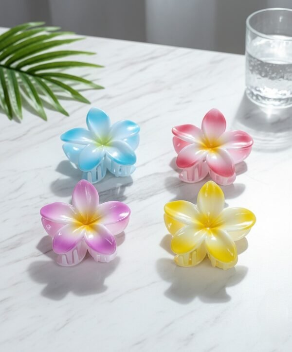 Flower Claw Clips for Women and Girls UAE Flower Claw Clips colorful hair accessories for women UAE