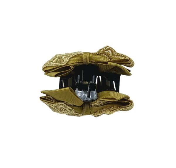 Luxury golden hair claw accessory handmade in UAE