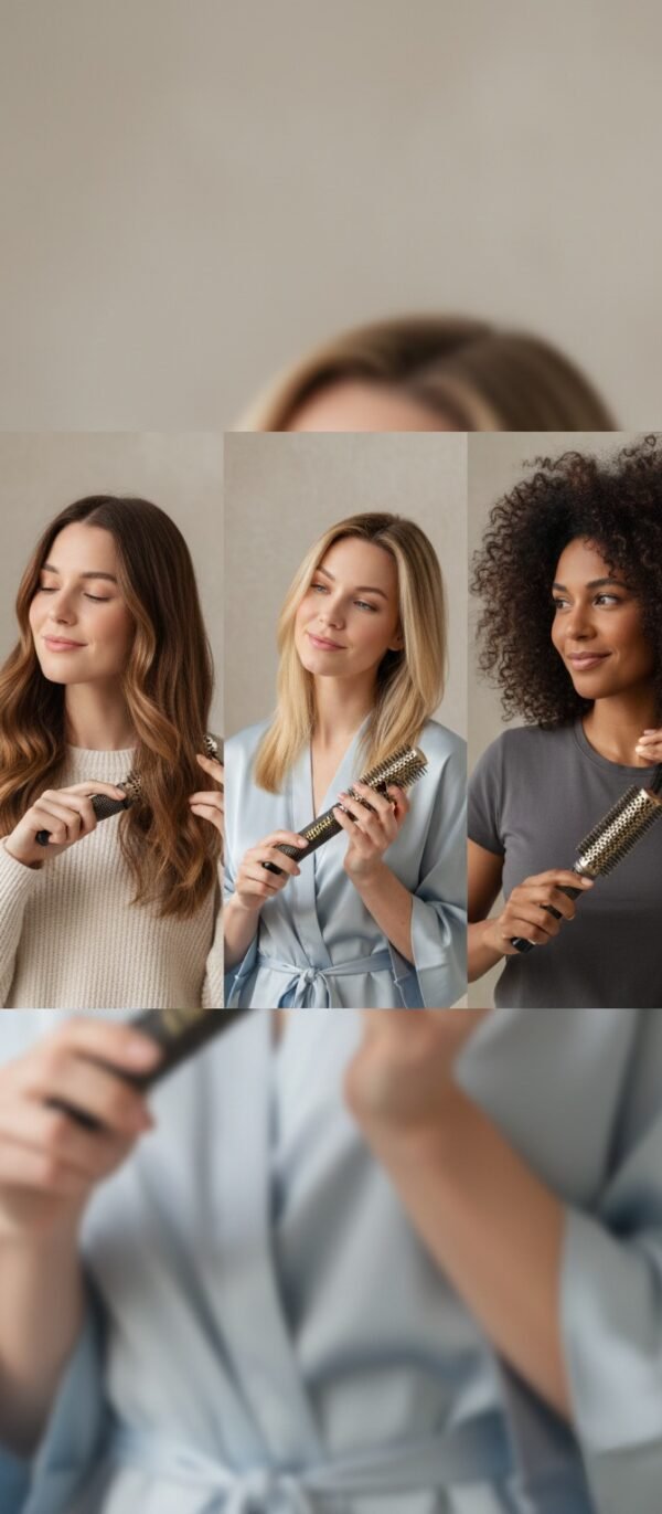 Hair Brush for Women UAE Rose Gold Design