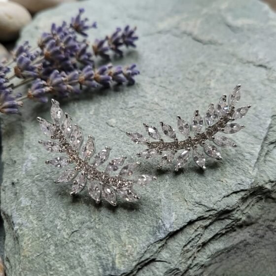 Party and Wedding Leaf Shape Earrings for Women
