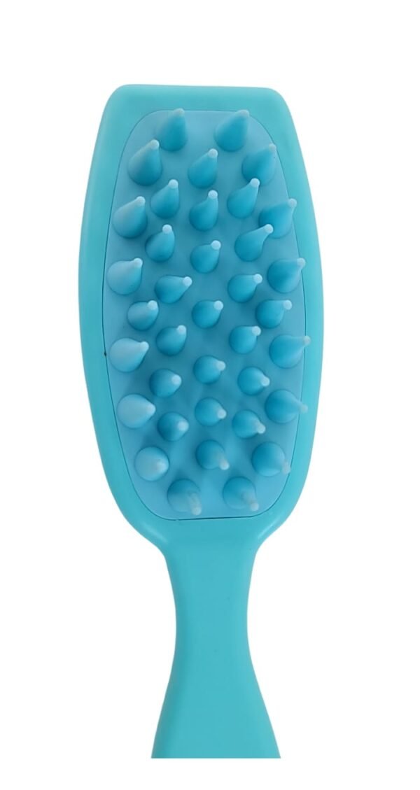 Blue Massage Hair Brush for Hair Care Routine