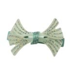 Mint Green Stone Embellished Hair Barrettes for Women UAE with Rhinestones