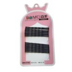 Strong grip black bobby pins for women daily use