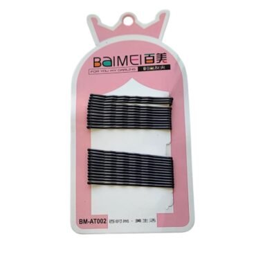 Strong grip black bobby pins for women daily use