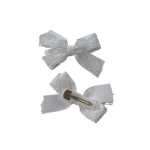 White Hair Clips for School UAE Korean non slip tic tac clips