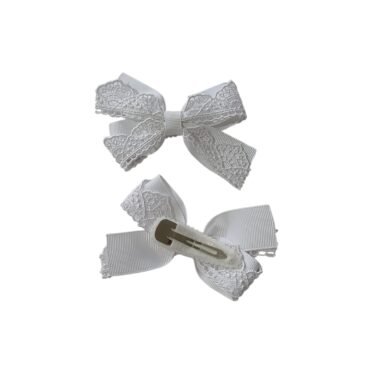 White Hair Clips for School UAE Korean non slip tic tac clips
