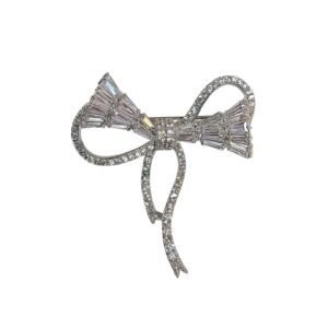 Luxury brooches collection with Cubic Zirconia and crystal designs for women and girls